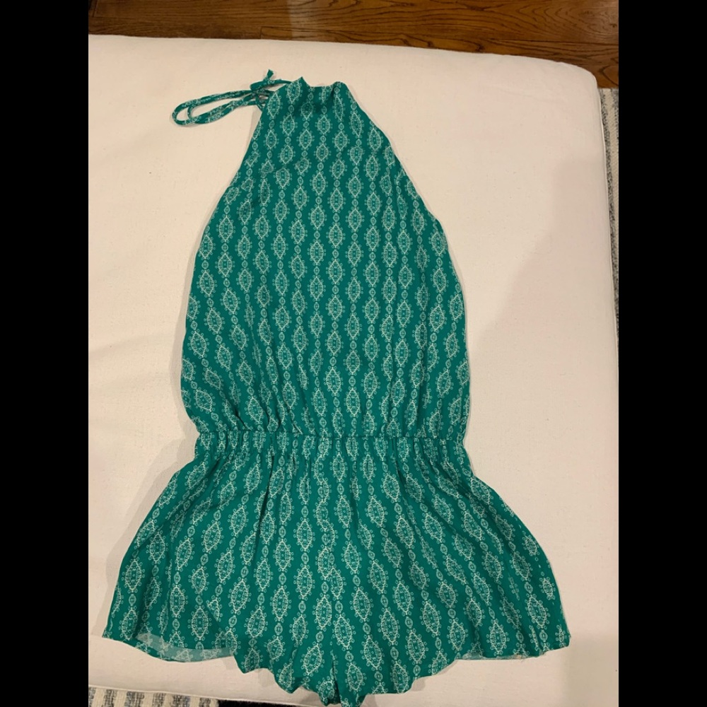Gab ❤ Kate Emerald Green Romper Small